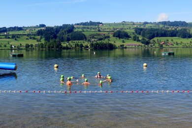 Schwimm- und Wassersicherheitsunterricht im See